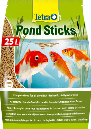 Корм Tetra Pond Sticks 25 л, палочки для всех видов прудовых рыб фото 2