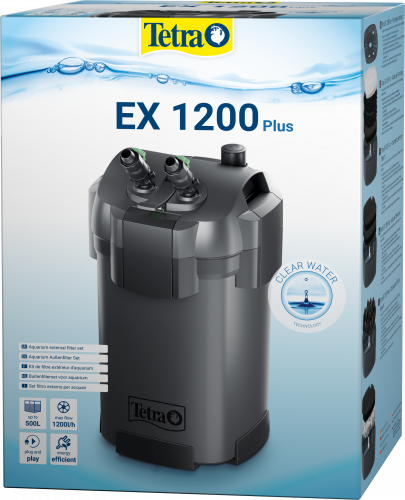 Фильтр внешний Tetra EX  1200 Plus, 1200л/ч ( до 500 л)