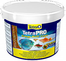 Корм Tetra TetraPRO Energy Multi-Crisps 10 л, чипсы премиум для всех видов тропических рыб, энергетические