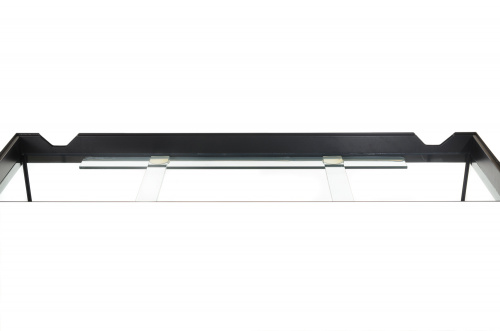 Аквариум AquaPlus LUX П288 черный (121х41х66 см) стекло 10 мм, прямоугольный, 254 л., с лампами Т8 2х38 Вт. фото 2