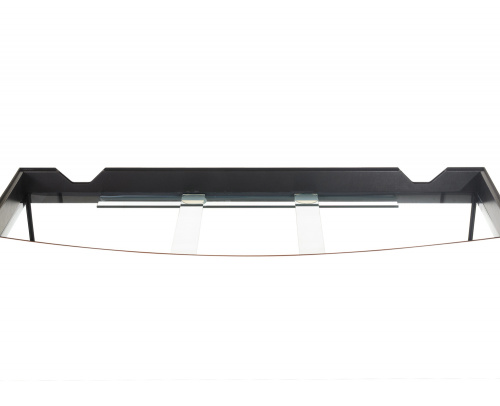 Аквариум AquaPlus LUX Ф170 черный (101х41х56 см) стекло 6/8 мм, фигурный, 161 л., с лампами Т8 2х30 Вт. фото 10
