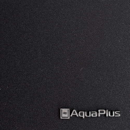 Аквариум AquaPlus LUX Ф105 черный (71х36х56 см) стекло 6 мм, фигурный, 99 л., с лампами Т8 2х18 Вт, аквар. коврик фото 3
