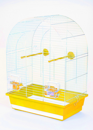 Клетка InterZoo  P-039 LUSI I ZINC (390х250х530мм), для птиц, прут цинк