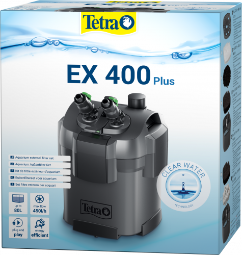Фильтр внешний Tetra EX  400 Plus, 400л/ч (до 80 л)