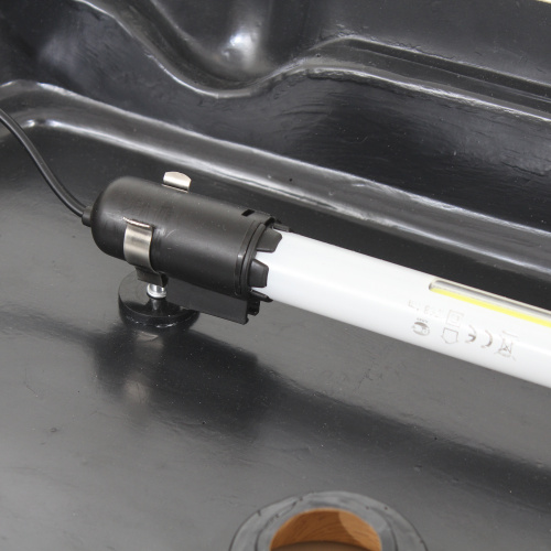 Крышка фигурная AquaPlus STD LED 50*30 см орех, со светодиодным модулем AQUAEL LEDDY TUBE 6W фото 4