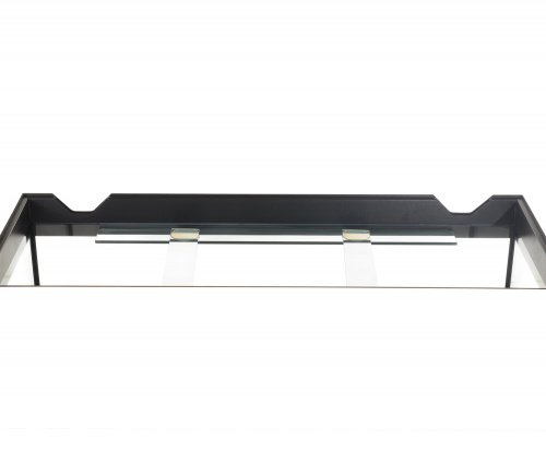 Аквариум AquaPlus LUX П150 черный (91х36х56 см) стекло 6мм, 141 л., прямоугольный, с лампами Т8 2х25 Вт. фото 2