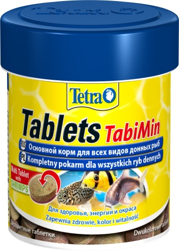 Детальная картинка Корм Tetra Tablets TabiMin 120 табл. / 36 г, таблетки для донных рыб