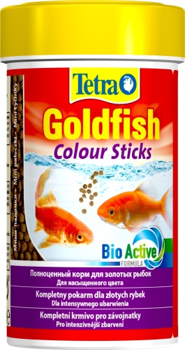 Детальная картинка Корм Tetra Goldfish Colour Sticks 100мл, палочки для золотых рыбок, для усиления окраса фото 3