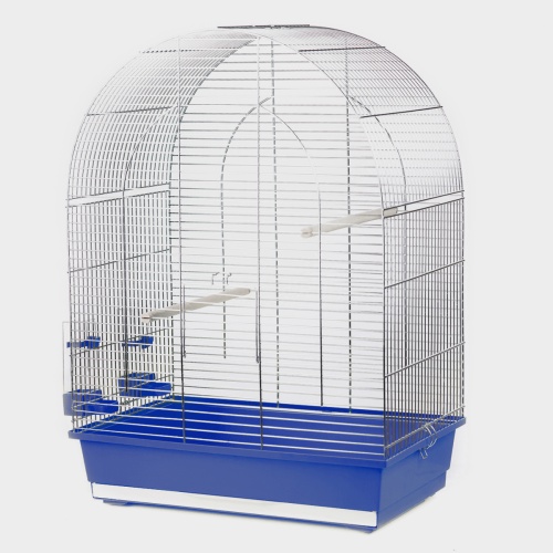 Детальная картинка Клетка InterZoo  P-043 LUSI III ZINC (540х340х750мм), для птиц, прут цинк
