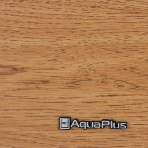 Аквариум AquaPlus LUX LED Ф115 дуб (81х36х49 см) стекло 6 мм, фигурный, 98 л., со светодиодным модулем AQUAEL LEDDY TUBE Retro Fit Sunny 1х16 W / 700 мм, аквар. коврик фото 3