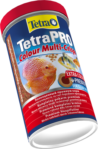 Детальная картинка Корм Tetra TetraPRO Colour Multi-Crisps 500 мл, чипсы премиум для усиления окраски всех видов тропических рыб фото 3