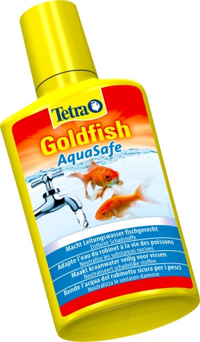 Детальная картинка Средство Tetra Goldfish AquaSafe 250 мл, делает водопроводную воду безопасной для холодноводных рыб