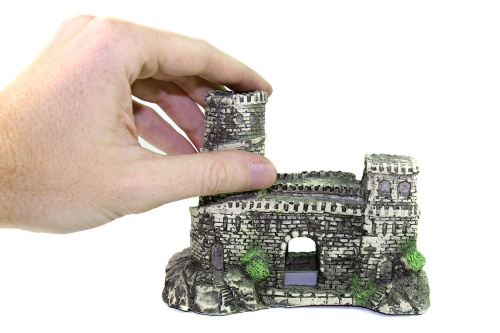 Детальная картинка 621 Грот DEKSI Крепость  14х7х14см, мини-декорация фото 4