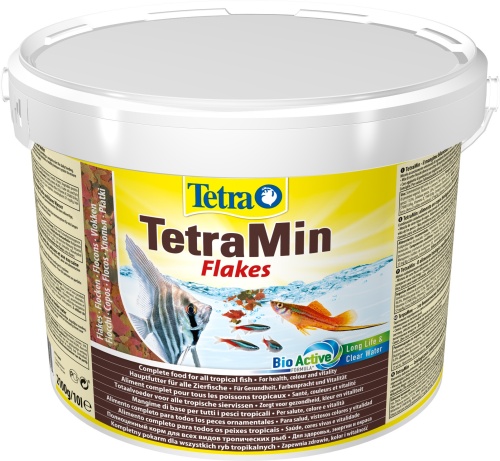 Детальная картинка Корм Tetra TetraMin Flakes 10 л, хлопья для всех видов рыб