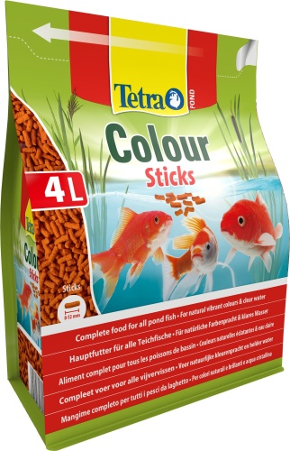 Детальная картинка Корм Tetra Pond Colour Sticks 4 л, палочки для усиления окраса прудовых рыб