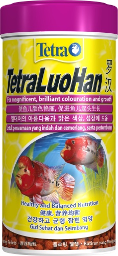 Детальная картинка Корм Tetra Luo Han 250 мл, плавающие шарики для рыб размером от 15 cм, подходит для цихлид flowerhorn фото 3