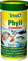 Картинка анонса Корм Tetra Phyll Granules 250 мл, гранулы для всех видов травоядных рыб
