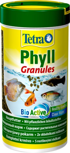 Детальная картинка Корм Tetra Phyll Granules 250 мл, гранулы для всех видов травоядных рыб