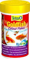 Картинка анонса Корм Tetra Goldfish Colour Flakes 100 мл, хлопья для золотых рыбок, для усиления окраса