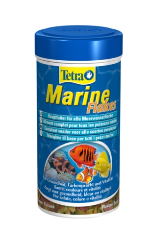 Детальная картинка Корм Tetra Marine Flakes 250 мл, хлопья для морских рыб 