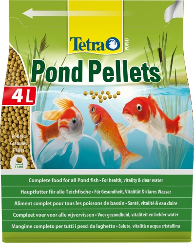 Детальная картинка Корм Tetra Pond Pellets 4 л, шарики для всех видов прудовых рыб фото 2