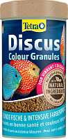 Картинка анонса Корм Tetra Discus Color Granules 250 мл, гранулы для  для дискусов, усиливают красный окрас