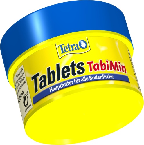 Детальная картинка Корм Tetra Tablets TabiMin  58 табл. / 30 мл / 18 г, таблетки для донных рыб  фото 2