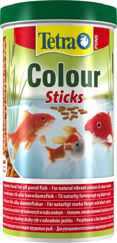 Детальная картинка Корм Tetra Pond Colour Sticks 1 л, палочки для усиления окраса прудовых рыб фото 3