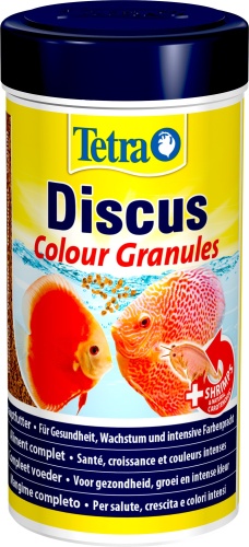 Детальная картинка Корм Tetra Discus Color Granules 250 мл, гранулы для  для дискусов, усиливают красный окрас