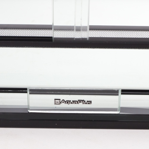 Детальная картинка Террариум профильный AquaPlus PROFI 90 (45х45х45 см) стекло: стенки 5 мм, дно 8 мм, черный фото 4