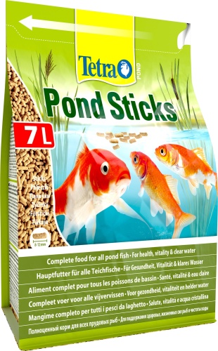 Детальная картинка Корм Tetra Pond Sticks 7 л, палочки для всех видов прудовых рыб