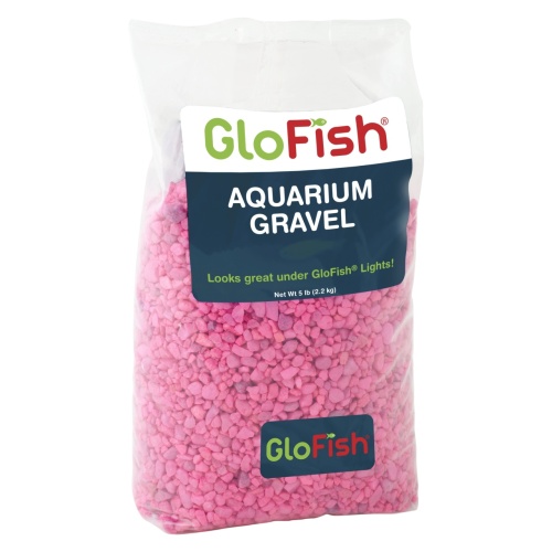 Детальная картинка Грунт GloFish флуоресцирующий розовый 2,268 кг