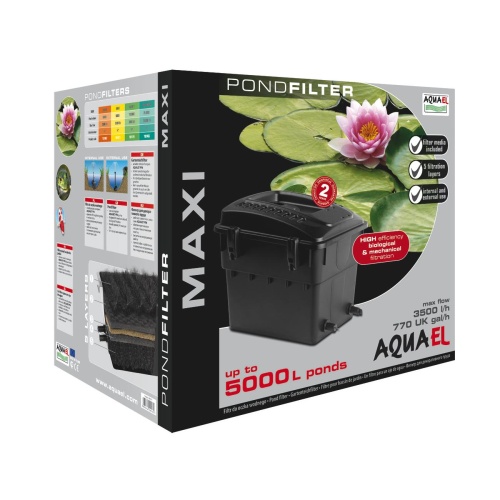 Детальная картинка Проточный фильтр AQUAEL MAXI для пруда до 5000 л (реком. насосы: PFN 3500; PFN ECO 6000)