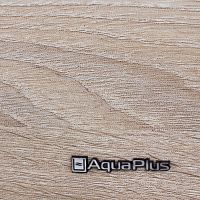 Аквариум AquaPlus LUX LED Ф245 дуб сонома (121х41х61 см) стекло 8 мм, фигурный, 213 л., со светодиодным модулем AQUAEL LEDDY TUBE Retro Fit Sunny 2х18 W / 1017 мм, аквар. коврик