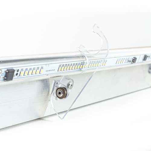 Аквариум  AquaPlus LUX LED П100 орех (71х31х56 см) стекло 6 мм,  прямоугольный, 92 л., со светодиодным модулем AQUAEL LEDDY TUBE Retro Fit Sunny 1х16 W / 620 мм, аквар. коврик фото 8