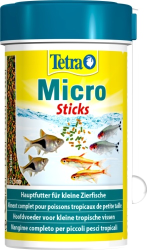 Детальная картинка Корм Tetra Мicro Sticks 100 мл, микропалочки для для всех видов мелких рыб  фото 3