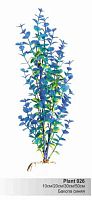 Картинка анонса Пластиковое растение Бакопа синяя 10см BARBUS Plant 026/10
