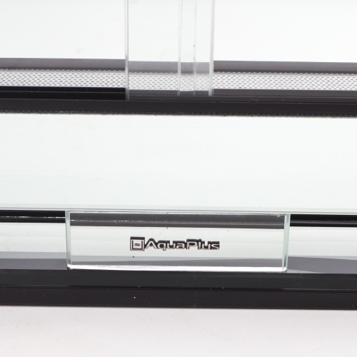 Детальная картинка Террариум профильный AquaPlus PROFI 96 (60х40х40 см) стекло: стенки 5 мм, дно 8 мм, черный фото 8