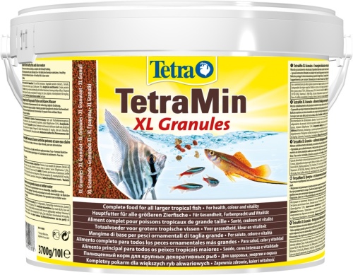 Детальная картинка Корм Tetra TetraMin XL Granules 10 л, гранулы для всех видов крупных рыб фото 2