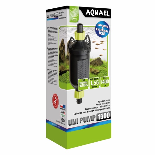 Детальная картинка Проточный насос для аквариума AQUAEL UNI PUMP 1500 (1400 л/ч, 19 Вт)