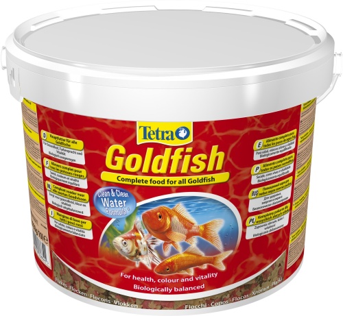 Детальная картинка Корм Tetra Goldfish Flakes 10 л (ведро), хлопья для золотых рыбок