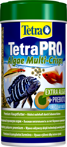 Детальная картинка Корм Tetra TetraPRO Algae Multi-Crisps 250 мл, чипсы премиум для всех видов тропических рыб, со спирулиной фото 2