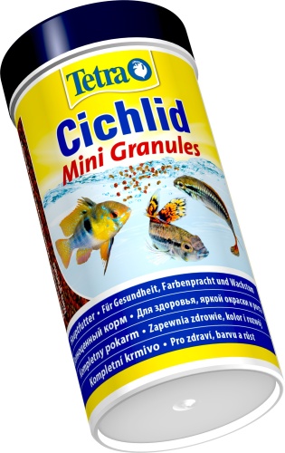 Детальная картинка Корм Tetra Cichlid Mini Granules 250 мл, гранулы для мелких цихлид  фото 2