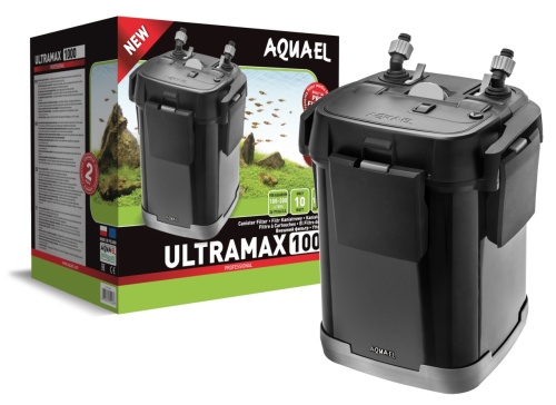 Детальная картинка Внешний фильтр AQUAEL ULTRAMAX 1000 для аквариума 100 - 300 л (1000 л/ч, 15 Вт) фото 2