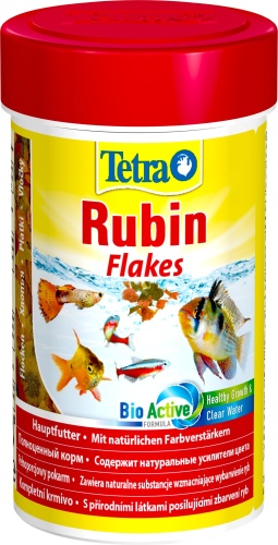Детальная картинка Корм Tetra Rubin Flakes 100 мл, хлопья для усиления окраса рыб 