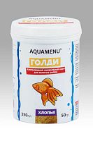Картинка анонса Корм ежедневный AQUAMENU Голди 250 мл, хлопья для золотых рыб