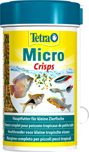 Детальная картинка Корм Tetra Мicro Crisps 100 мл, микрочипсы для для всех видов мелких рыб  фото 3