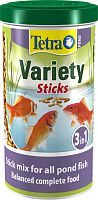 Картинка анонса Корм Tetra Pond Variety Sticks 1 л, смесь из 3-х видов палочек для всех видов прудовых рыб