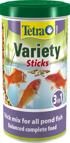 Детальная картинка Корм Tetra Pond Variety Sticks 1 л, смесь из 3-х видов палочек для всех видов прудовых рыб