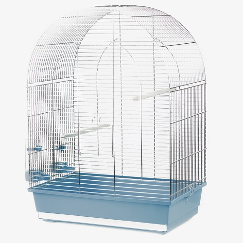 Детальная картинка Клетка InterZoo  P-043 LUSI III ZINC (540х340х750мм), для птиц, прут цинк фото 3
